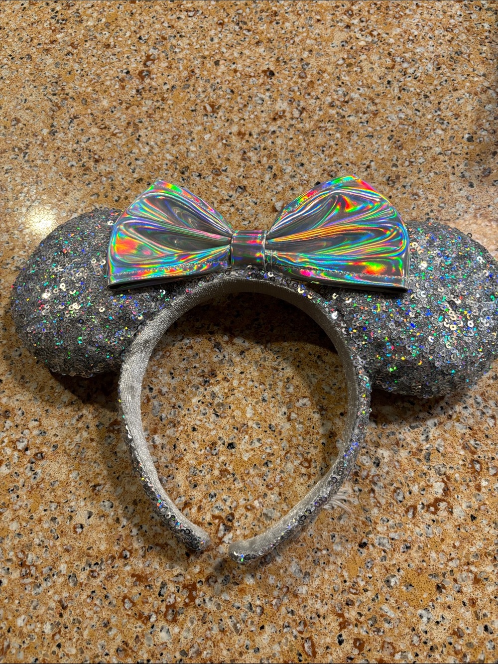 Silver Magic Mirror Minnie Ears Disney Park Cinderella Headband